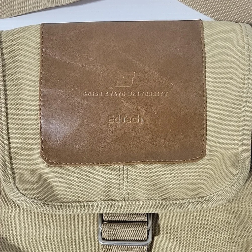 Boise State University Canvas Messanger‎ Bag